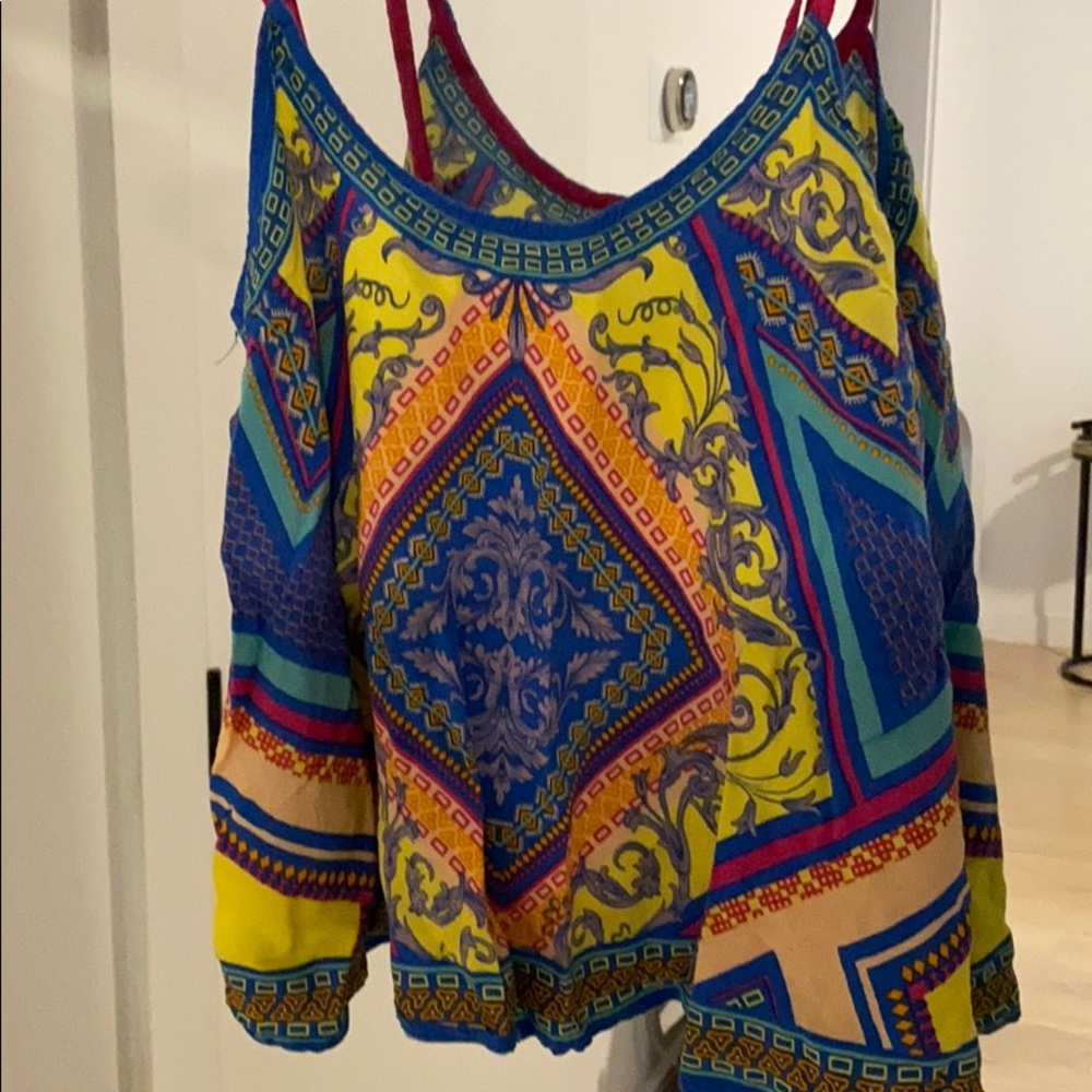 Forever 21 multi color printed blouse